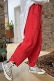 Made in Italy Lagenlook Shelby Cocoon Pant Rouge